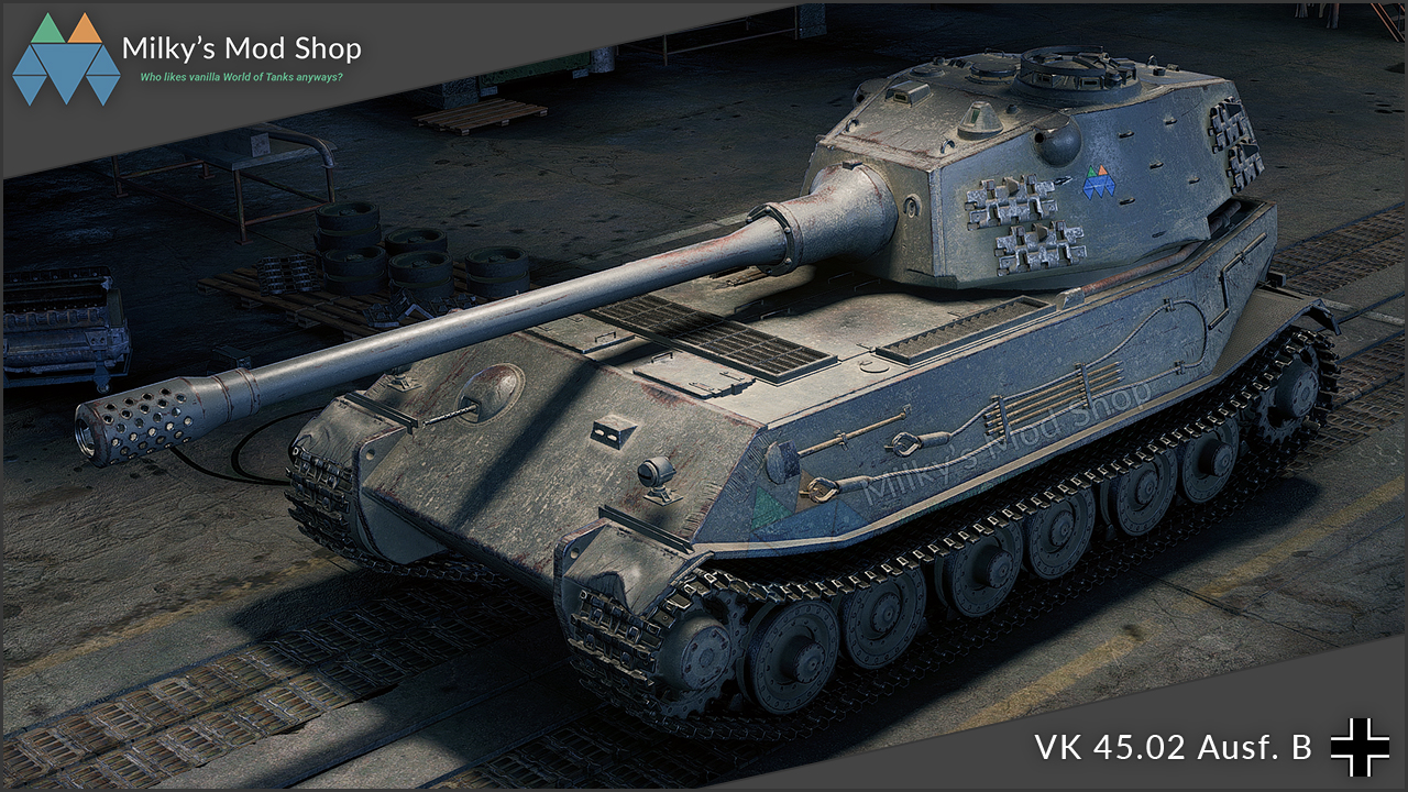 9 17 1 Vk 45 02 P Ausf B Hd Remodeling By Milkym4n Wot By Hjundaj